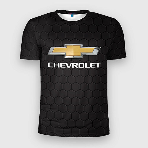 Мужская спорт-футболка CHEVROLET / 3D-принт – фото 1
