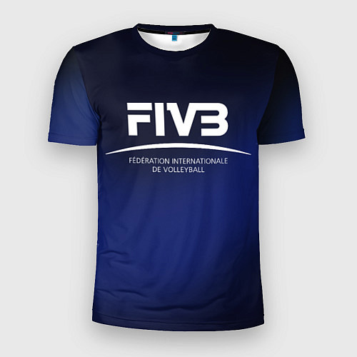 Мужская спорт-футболка FIVB Volleyball / 3D-принт – фото 1