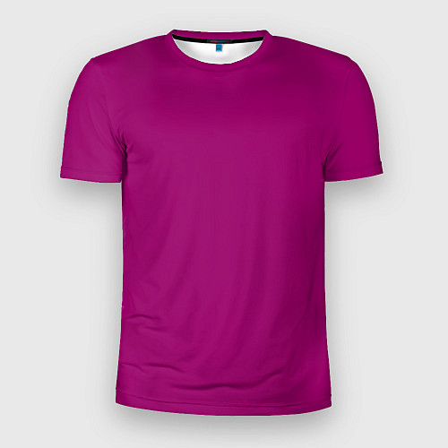 Мужская спорт-футболка Радуга v3 - Баклажановый / 3D-принт – фото 1
