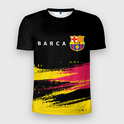 Мужская спорт-футболка BARCELONA БАРСЕЛОНА / 3D-принт – фото 1