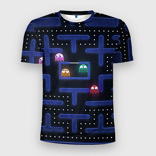 Мужская спорт-футболка Pacman / 3D-принт – фото 1