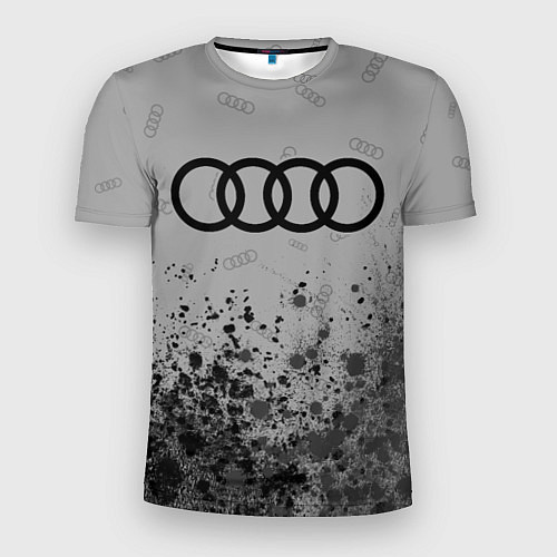 Мужская спорт-футболка AUDI АУДИ / 3D-принт – фото 1