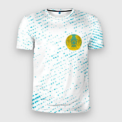 Футболка спортивная мужская KAZAKHSTAN КАЗАХСТАН, цвет: 3D-принт