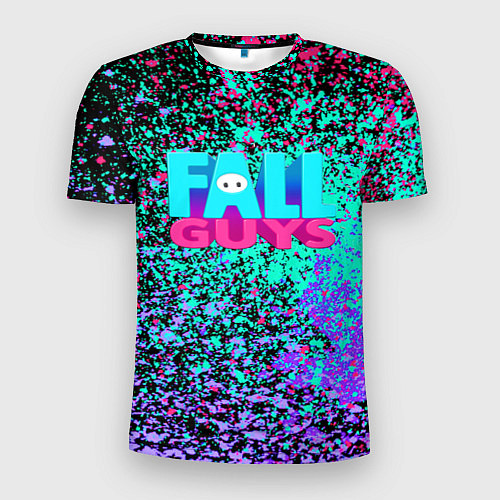 Мужская спорт-футболка Fall Guys / 3D-принт – фото 1