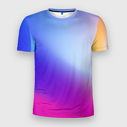 Футболка спортивная мужская Градиент Облаков, цвет: 3D-принт