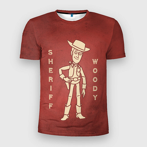Мужская спорт-футболка Sheriff Woody / 3D-принт – фото 1