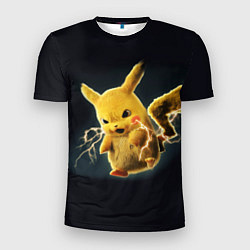 Мужская спорт-футболка Pikachu Pika Pika