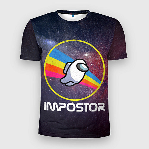 Мужская спорт-футболка NASA Impostor / 3D-принт – фото 1