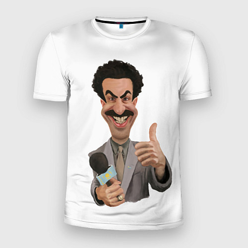 Мужская спорт-футболка Борат / 3D-принт – фото 1