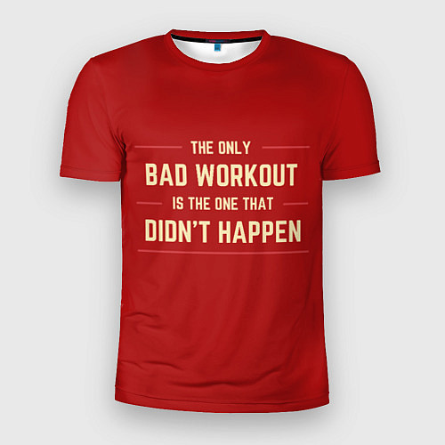 Мужская спорт-футболка Workout / 3D-принт – фото 1