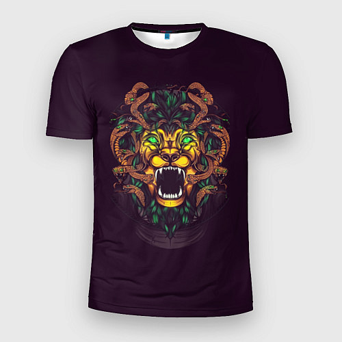 Мужская спорт-футболка LION / 3D-принт – фото 1