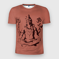 Мужская спорт-футболка Бог Шива