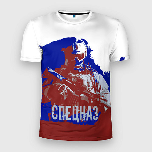 Мужская спорт-футболка Спецназ России / 3D-принт – фото 1