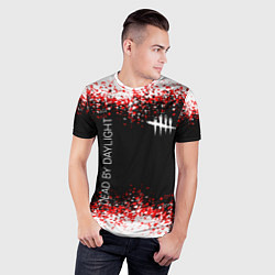 Футболка спортивная мужская Dead by Daylight, цвет: 3D-принт — фото 2