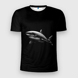 Мужская спорт-футболка Акула
