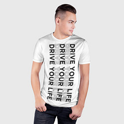 Футболка спортивная мужская Drive Your Live, цвет: 3D-принт — фото 2