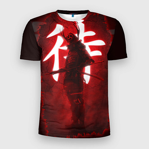 Мужская спорт-футболка NEON SAMURAI / 3D-принт – фото 1