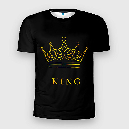Мужская спорт-футболка KING / 3D-принт – фото 1