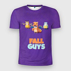 Футболка спортивная мужская Fall Guys, цвет: 3D-принт