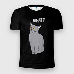 Мужская спорт-футболка What cat