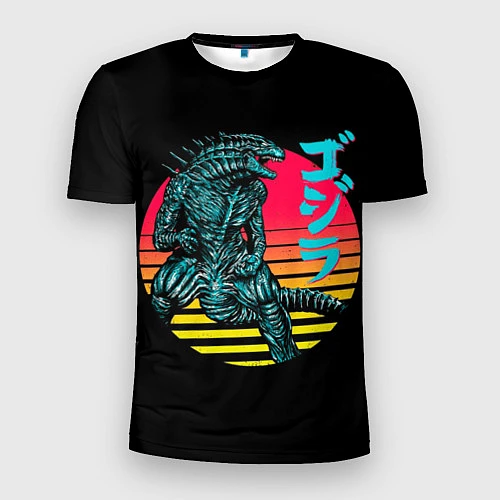 Мужская спорт-футболка Динозавр / 3D-принт – фото 1