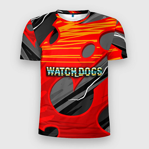 Мужская спорт-футболка Watch Dogs Recing / 3D-принт – фото 1