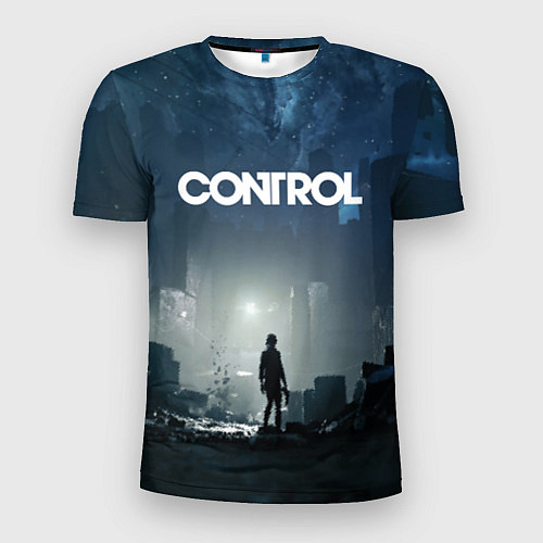 Мужская спорт-футболка Control Контрол / 3D-принт – фото 1