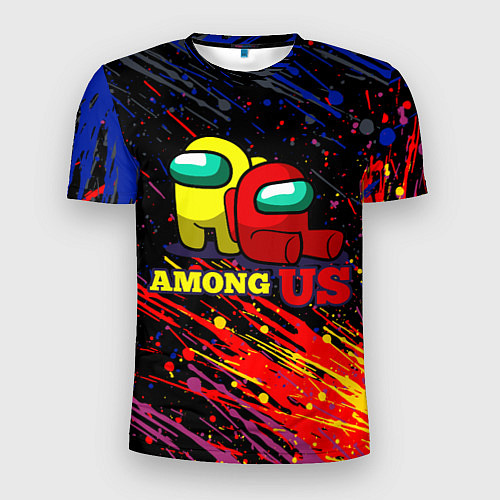 Мужская спорт-футболка AMONG US / 3D-принт – фото 1