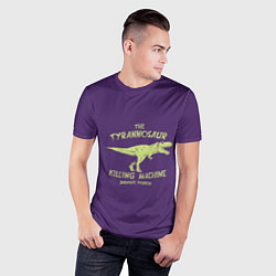 Футболка спортивная мужская Тираннозавр, цвет: 3D-принт — фото 2