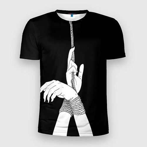Мужская спорт-футболка Связанные руки эстетика / 3D-принт – фото 1