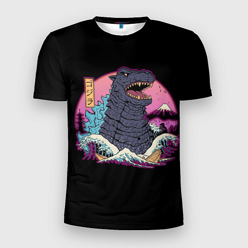 Мужская спорт-футболка Godzilla / 3D-принт – фото 1