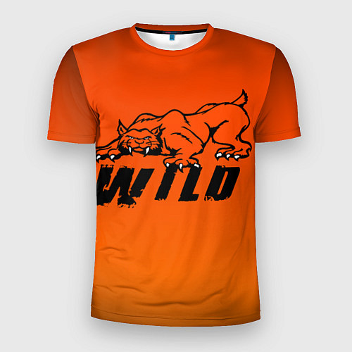 Мужская спорт-футболка WildДикий / 3D-принт – фото 1