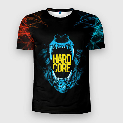 Мужская спорт-футболка HARD CORE / 3D-принт – фото 1