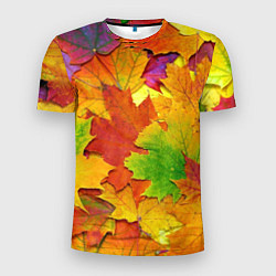 Футболка спортивная мужская Осенние листья, цвет: 3D-принт