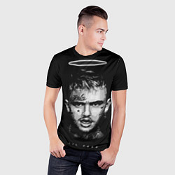 Футболка спортивная мужская LIL PEEP WB, цвет: 3D-принт — фото 2
