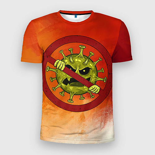 Мужская спорт-футболка Арест Ковид / 3D-принт – фото 1