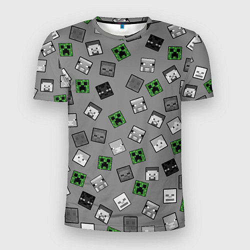 Мужская спорт-футболка Minecraft / 3D-принт – фото 1