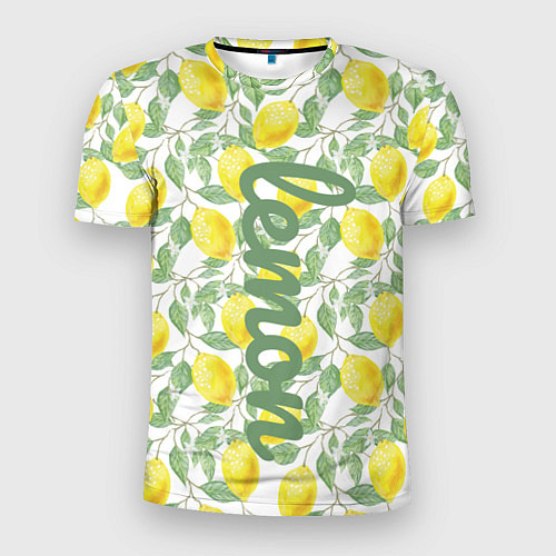 Мужская спорт-футболка Лимон / 3D-принт – фото 1