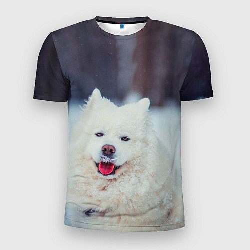 Мужская спорт-футболка САМОЕД / 3D-принт – фото 1