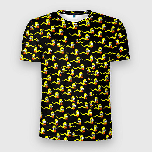Мужская спорт-футболка Гомер / 3D-принт – фото 1
