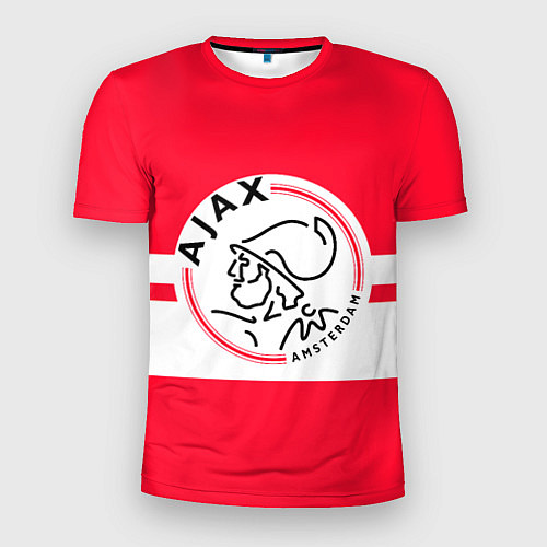 Мужская спорт-футболка AJAX AMSTERDAM / 3D-принт – фото 1