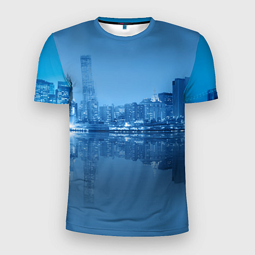 Мужская спорт-футболка New York / 3D-принт – фото 1