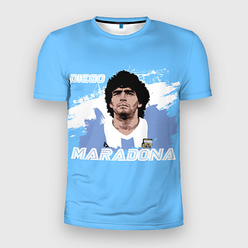 Мужская спорт-футболка Диего Марадона / 3D-принт – фото 1