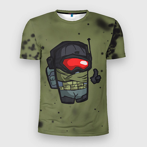 Мужская спорт-футболка AMONG US & CALL OF DUTY / 3D-принт – фото 1