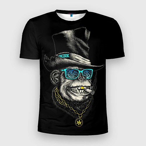 Мужская спорт-футболка Joker monkey / 3D-принт – фото 1