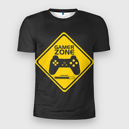 Мужская спорт-футболка Gamer zone / 3D-принт – фото 1