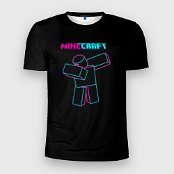Футболка спортивная мужская Minecraft, цвет: 3D-принт