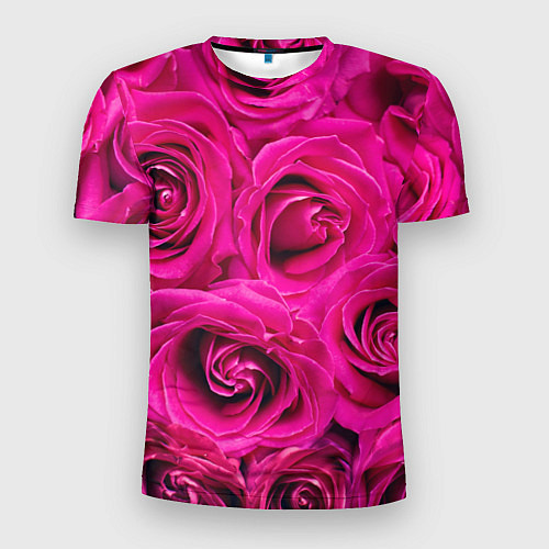 Мужская спорт-футболка Розы / 3D-принт – фото 1