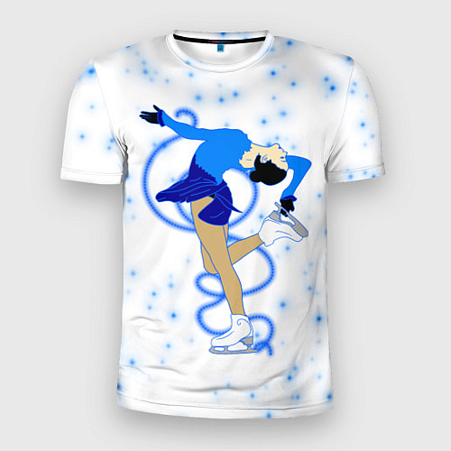 Мужская спорт-футболка Фигурное катание / 3D-принт – фото 1