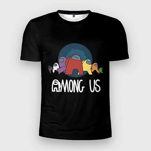 Мужская спорт-футболка AMONG US / 3D-принт – фото 1